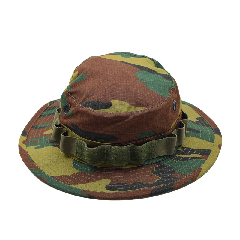 Tacgear Brand Boonie Hat Belgisk militär stil Jigsaw Camo Ripstop Wide Brim