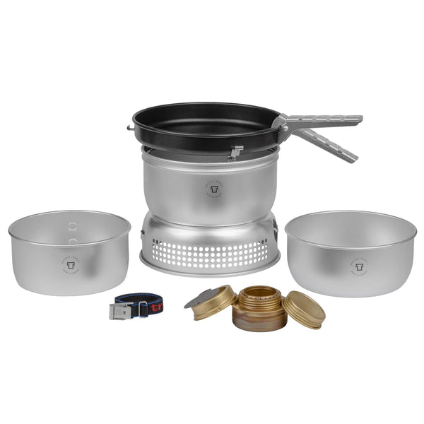 Trangia Cooking Spise Set Aluminium Pan Windshield Bensin Fuel Burner Backpacking