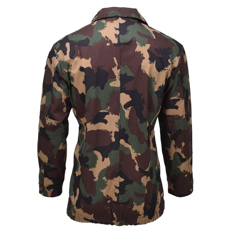Original ungerska militärfältjacka M1990 Fyrafärgad skogsskjortor Nya