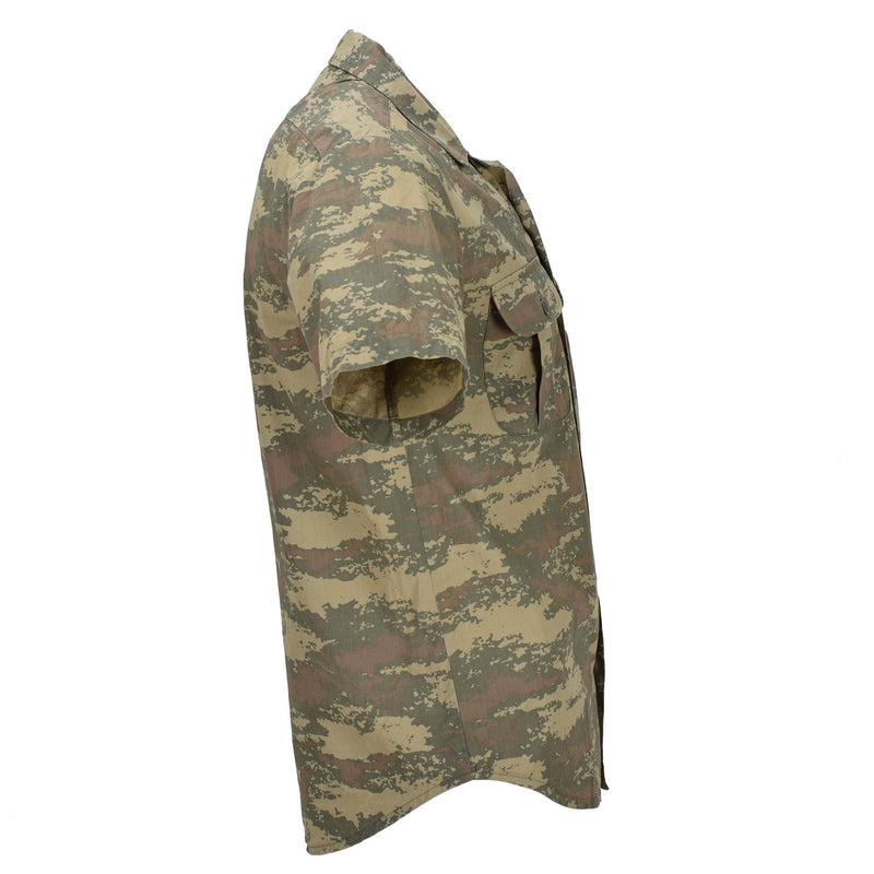 Original Turkish Army Field Shirts Hållbar ripstop camo Kort ärm Taktisk