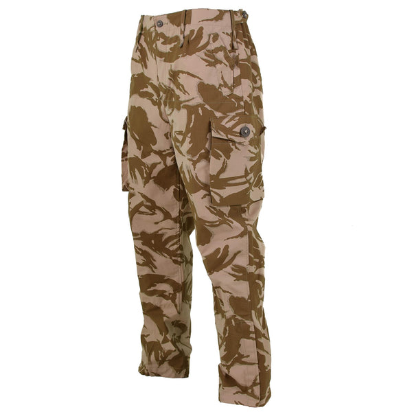Original British Army Pants Desert DP Field Troops Combat Windproof BDU byxor