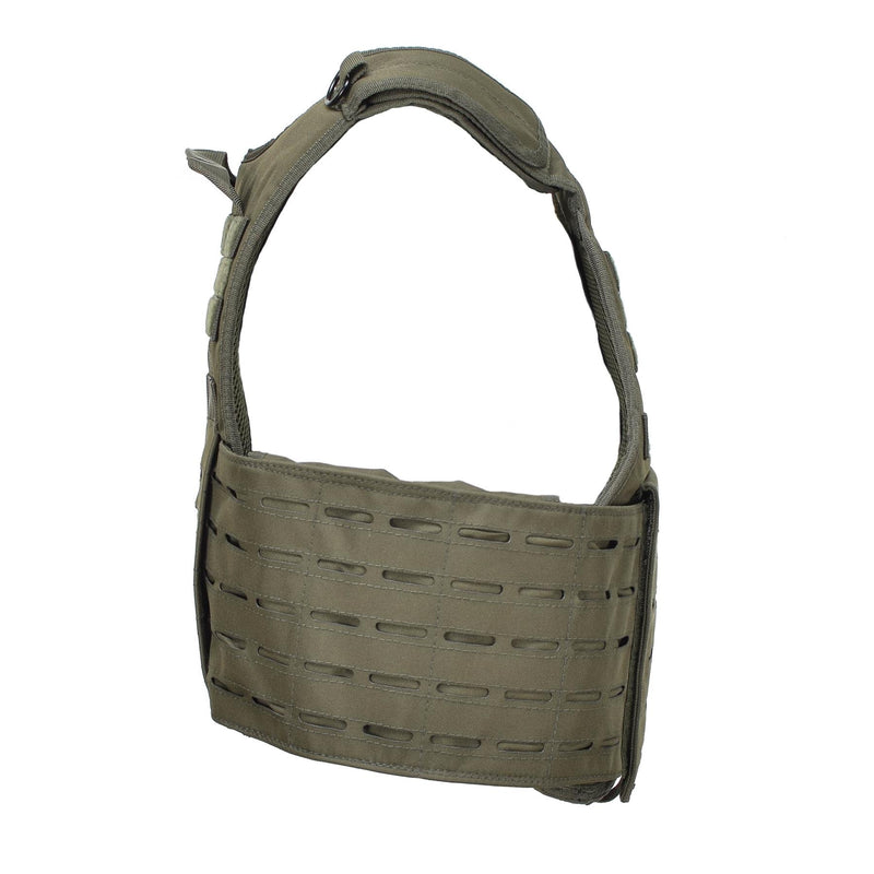 MIL-TEC Laserskuren modulär plattbärare Taktisk strid Vest Molle Olive