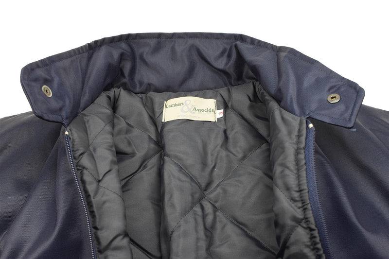Varumärke Lambert French Air Forces Bomber Jacket Blue Warm Windproof Pilot Uniform