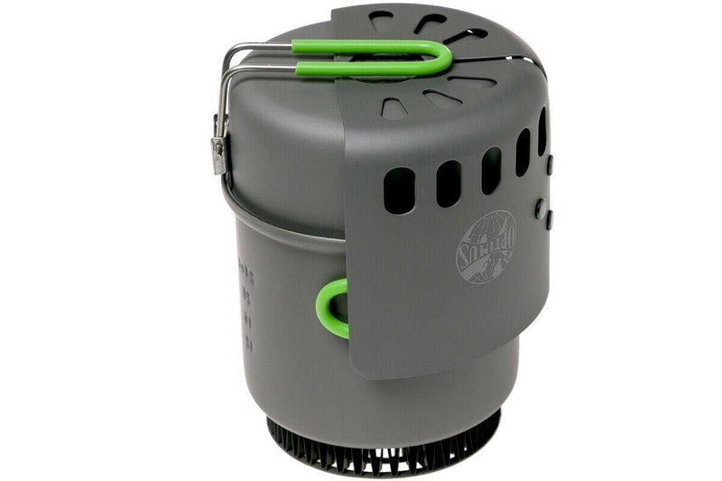 Optimus Electra Fe Cook System Gas Spis Camping Vandring Woods Burner Outdoor Pan