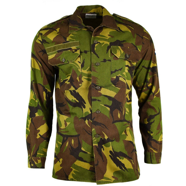 Original Dutch Army Shirt M65 Militärutgåva Woodland DPM Combat Jacket Holland