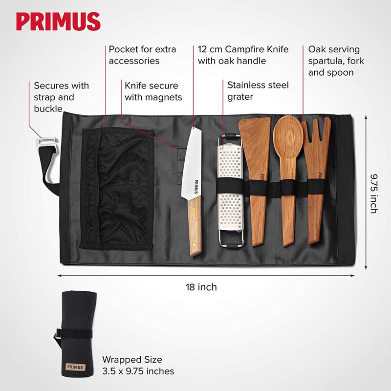 Primus Campfire Prep Set Outdoor Camping redskapsvandring Knivskedlaffel