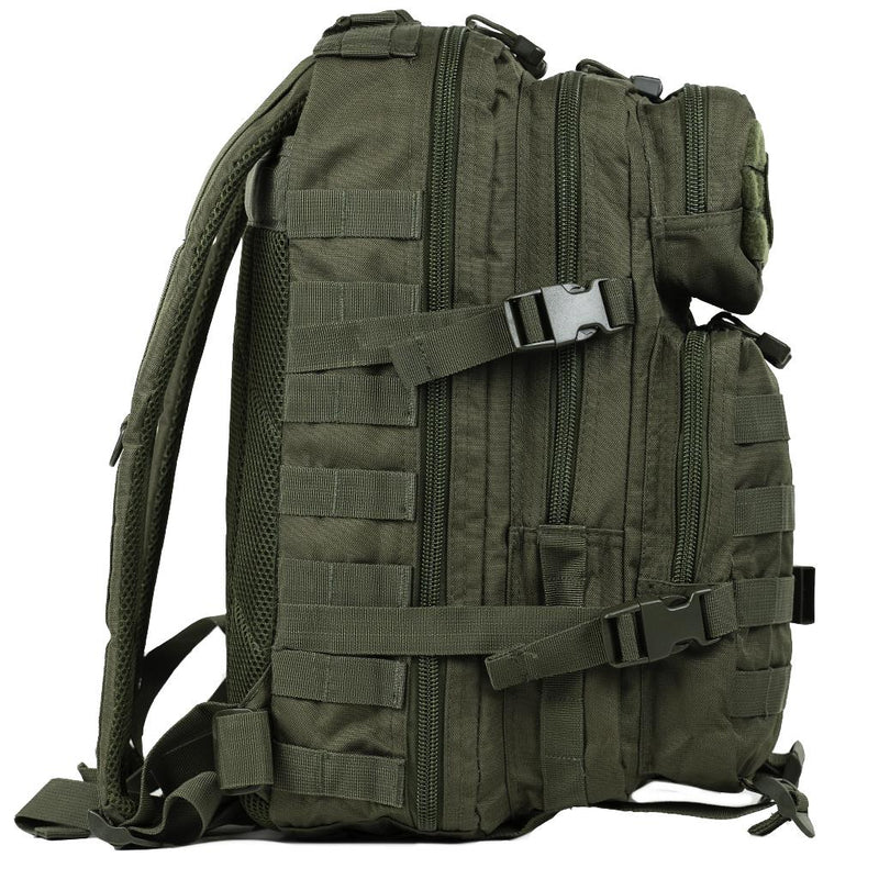 MIL-TEC U.S. Assault Style Tactical Ryggsäck 20L Vandring utomhus Daypack Olive