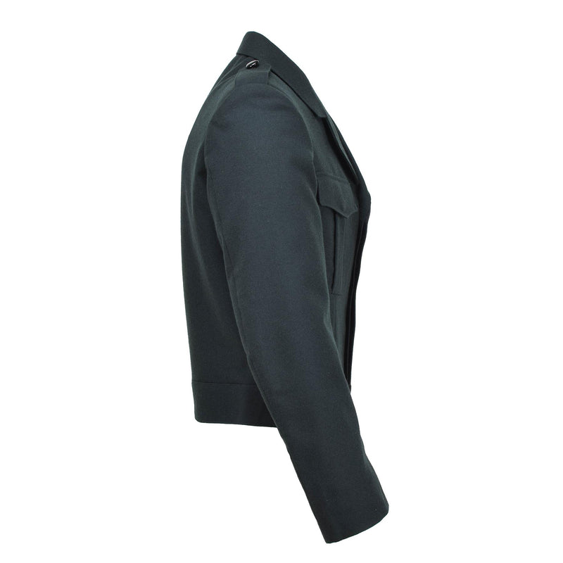 Original belgisk arméblusjacka fält trupper casual ull blouson green ny