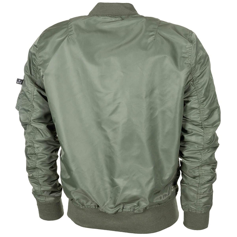 U.S. Military Style Jacket Bomber MA1 Windproect Olive Airforces Crew Uniform New