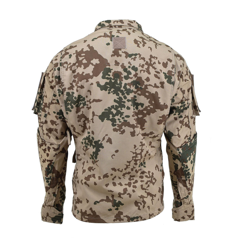 Tacgear Brand Military Style Commando Field Jacket Desert Flecktarn Camo Shirts