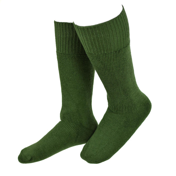 Äkta holländska arméstrumpor Militär Green Wool Long Crew Boot Thermal 3-5 Pack Ny