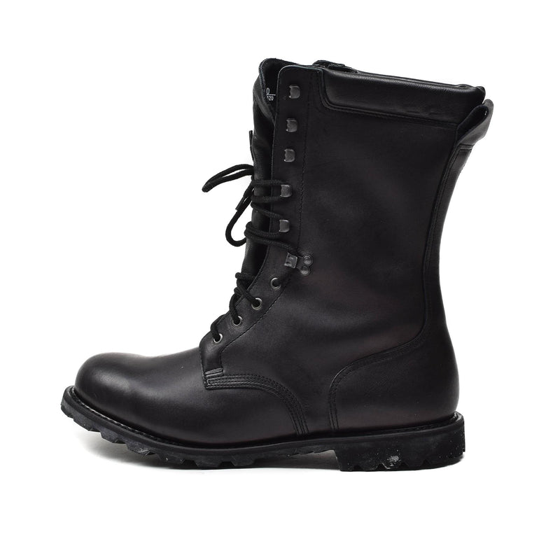 Original franska militära stövlar Vattentät äkta läder Mid Calf Army Footwear