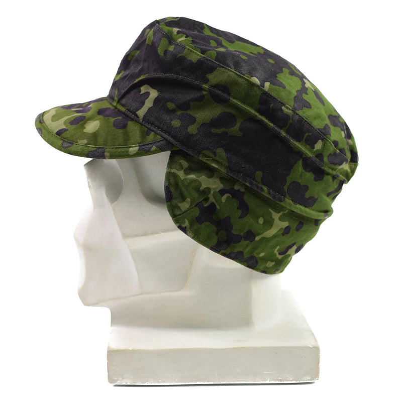 Äkta danska arméfält Cap Military M84 Flecktarn Camo Jungle Summer Hat