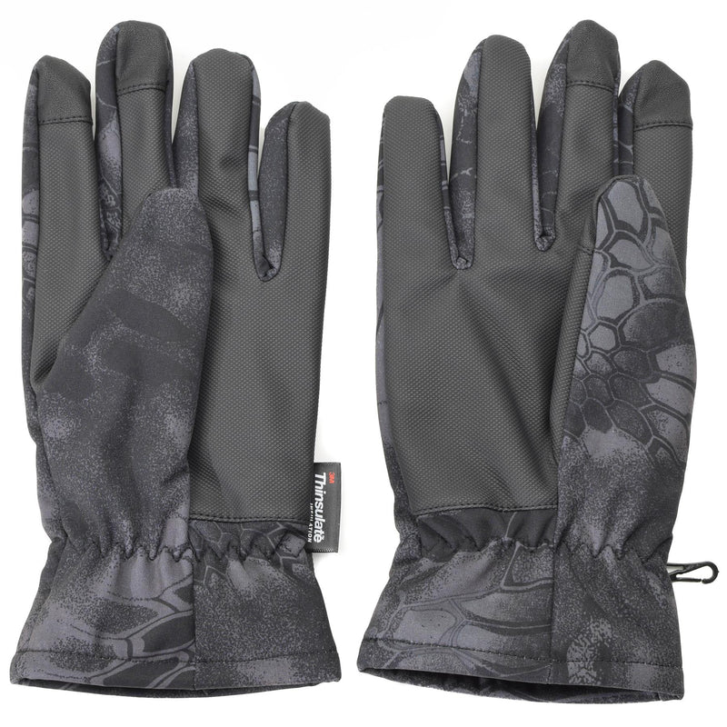 Mil-tec handskar män softshell thinsulate ™ foder mandra camo vinter taktisk redskap