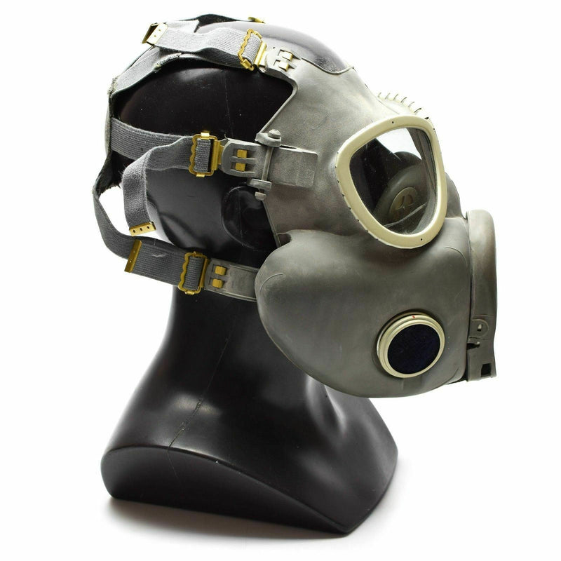 Polsk militär gasmask MP-4 äkta respiratorisk kemisk grå oliv od ny