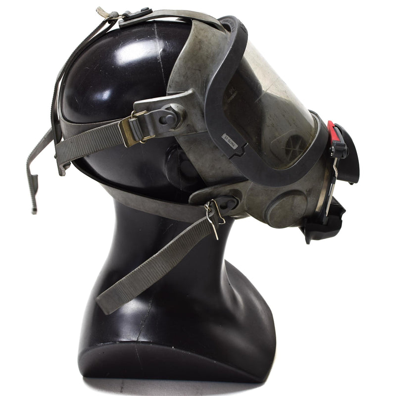 Äkta Interspiro Brand Face Mask Brandman Scba Breathing Apparat Gasmask