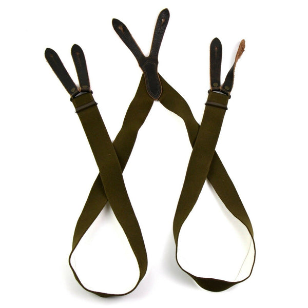 Original German Army Field Suspenders Byxor byxor hängslen hängslen