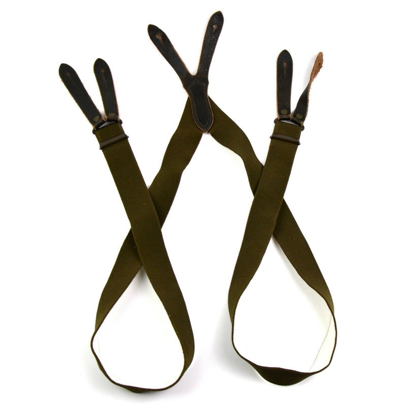 Original German Army Field Suspenders Byxor byxor hängslen hängslen