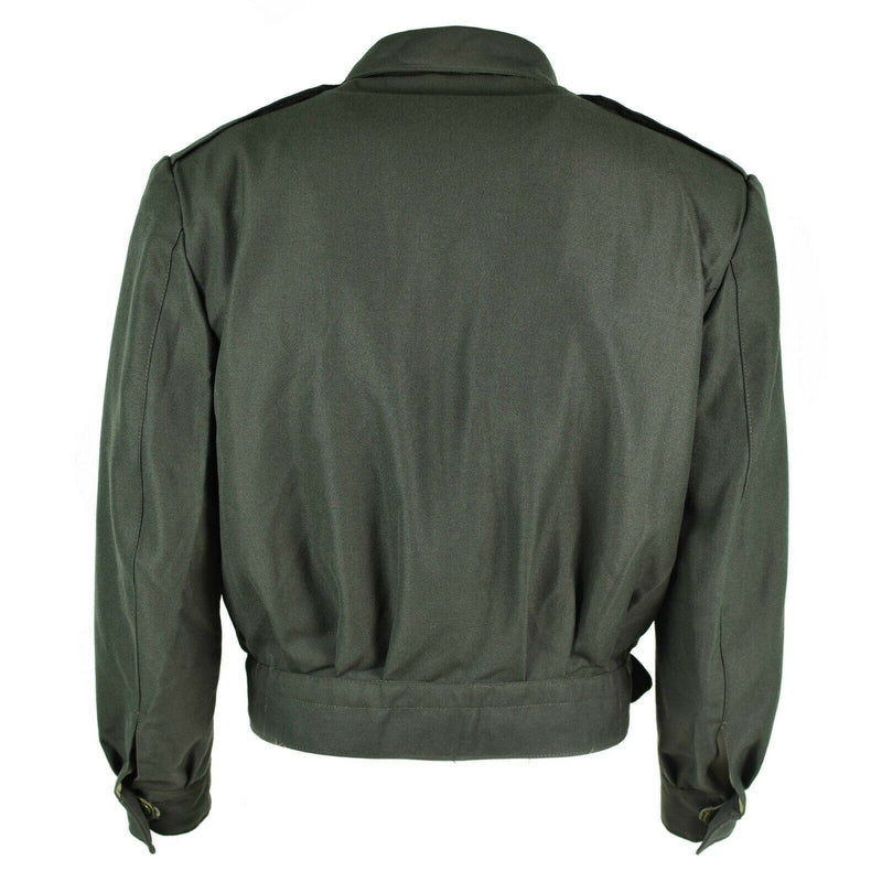 Original Greek Army Field Ike Jacket Gabardine Wool Blaze Grekland Militär Ny