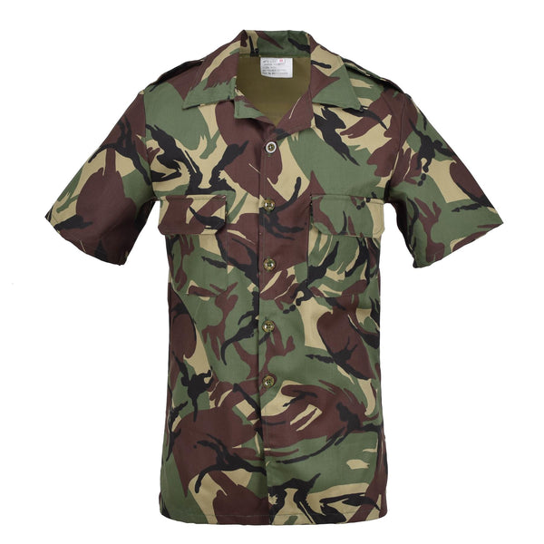 Original Botswana Military Woodland Combat Short Sleeve Shirts Lätt ny