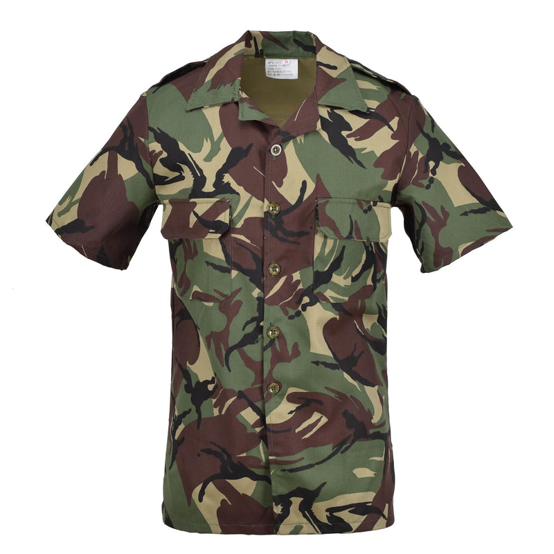 Original Botswana Military Woodland Combat Short Sleeve Shirts Lätt ny