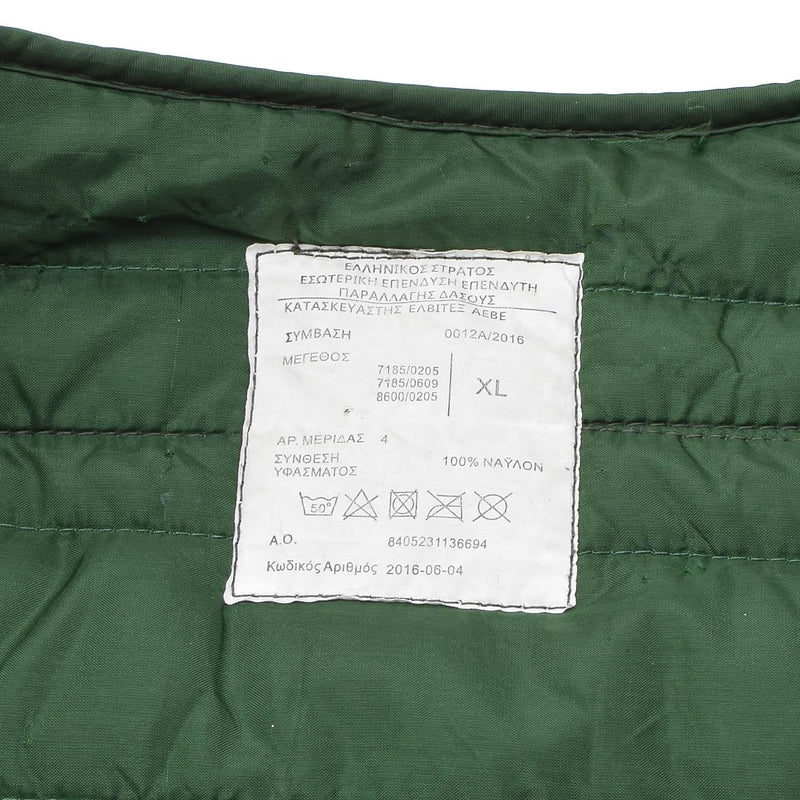 Original grekisk militär M65 jacka långärmad foder grön grekisk arméöverskott