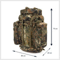 A.Blochl BW Mountain Trekking Rucksack Camping Stor ryggsäck Flecktarn Camouflage