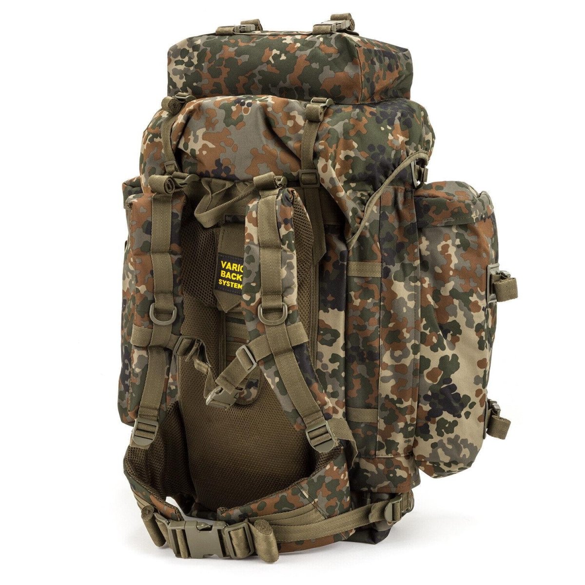 A.Blochl BW Mountain Trekking Rucksack Camping Stor ryggsäck Flecktarn Camouflage