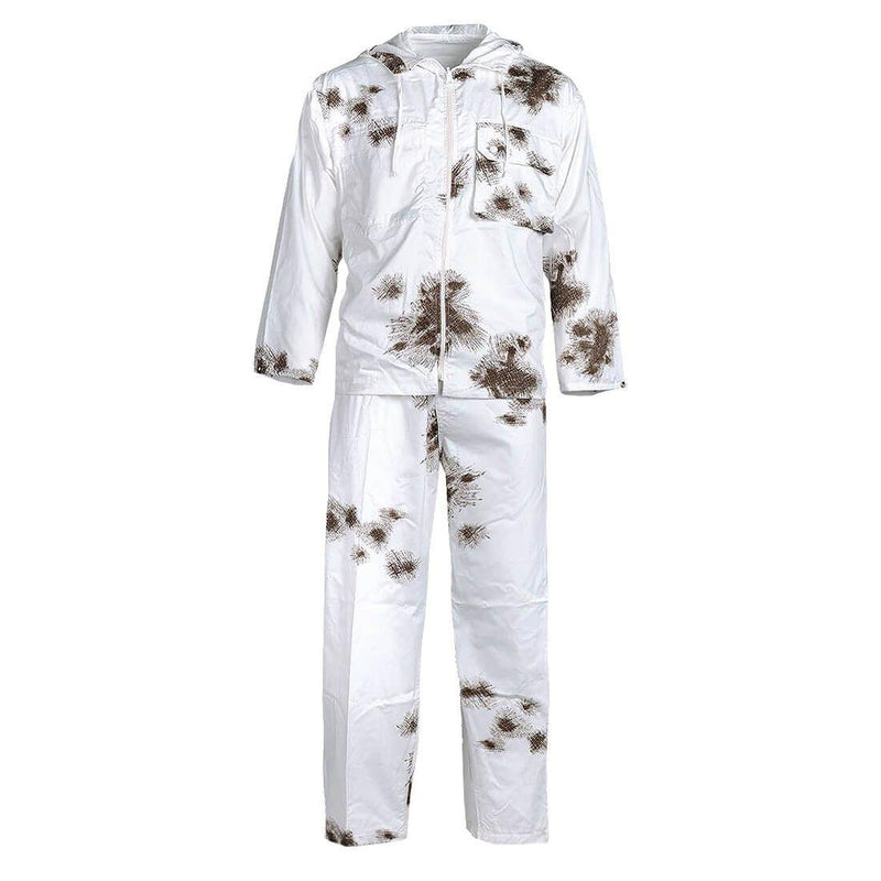 A.Blochl German Army Style Pants Snow Camo reversibelt yttre enhetligt lager Nytt