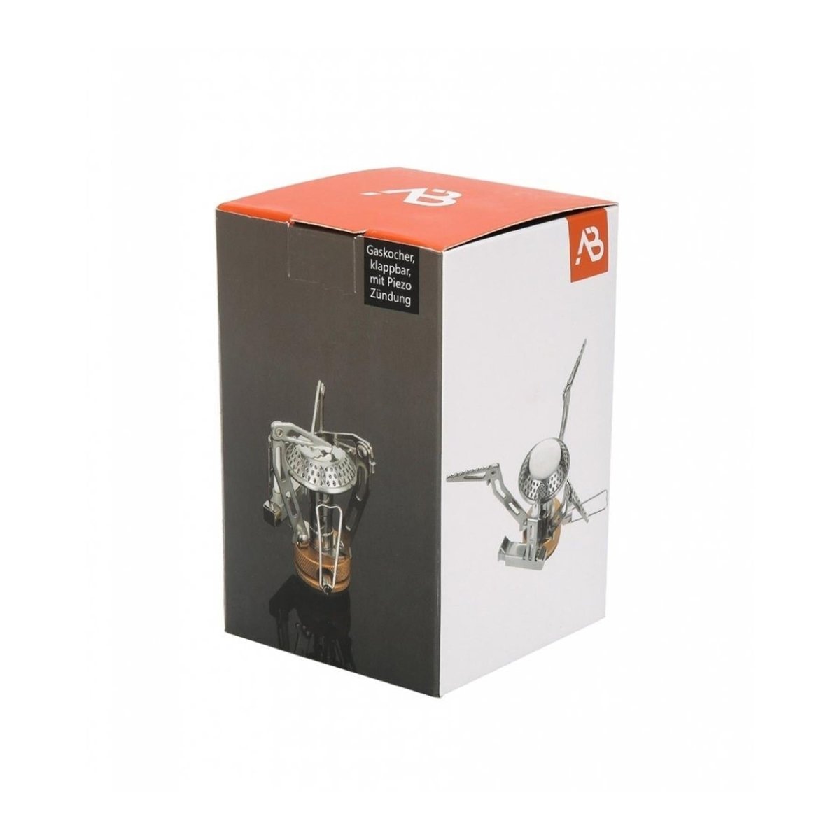 A.Blochl Portable Camping Gas Burner spis vikbar piezo tändning titan Ny