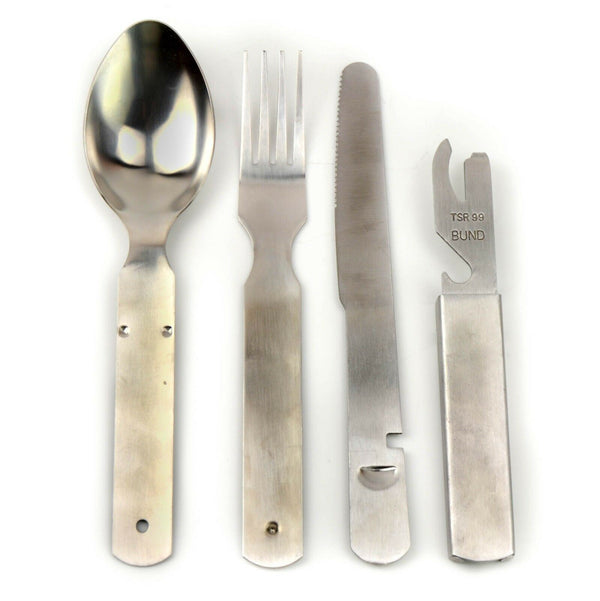 Äkta tyska arméns bestick set ätredskap Ny multitool kit plattvaror NYTT