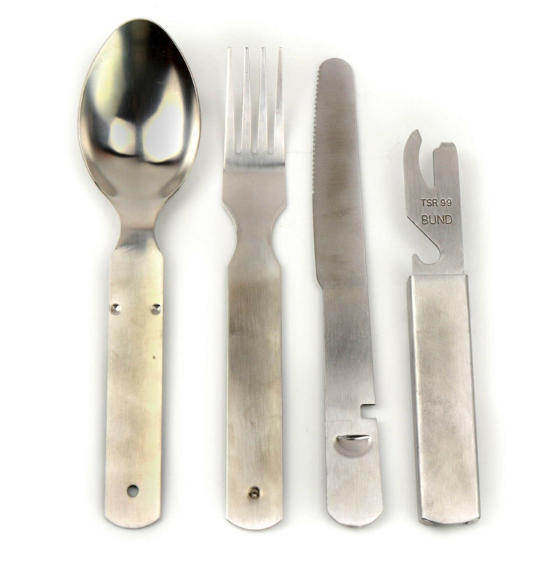 Äkta tyska arméns bestick set ätredskap Ny multitool kit plattvaror NYTT