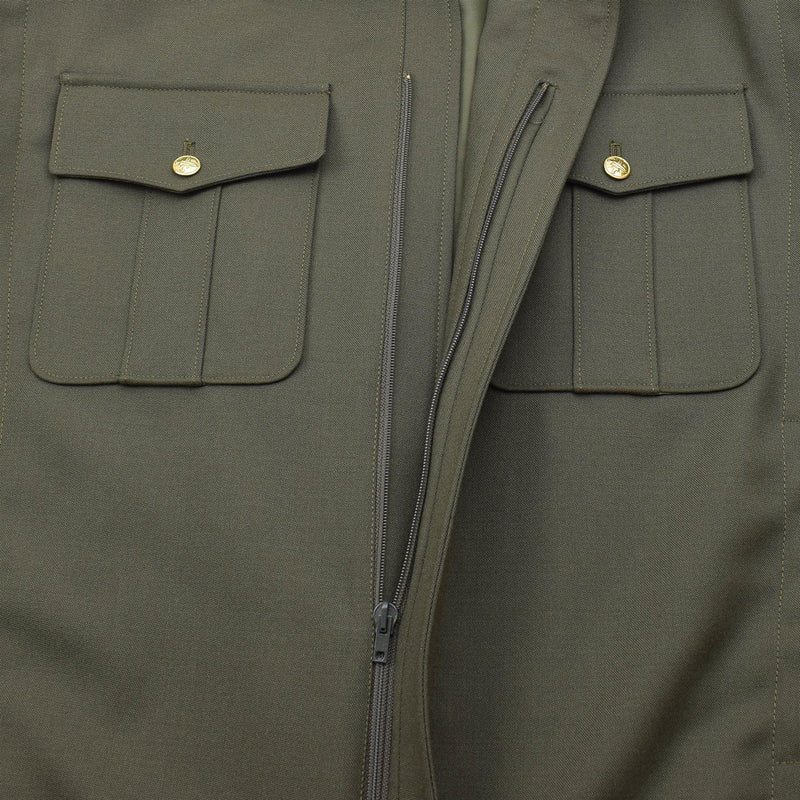 Original tjeckiska arméblousonfält trupper avslappnad militär olivblusjacka ny