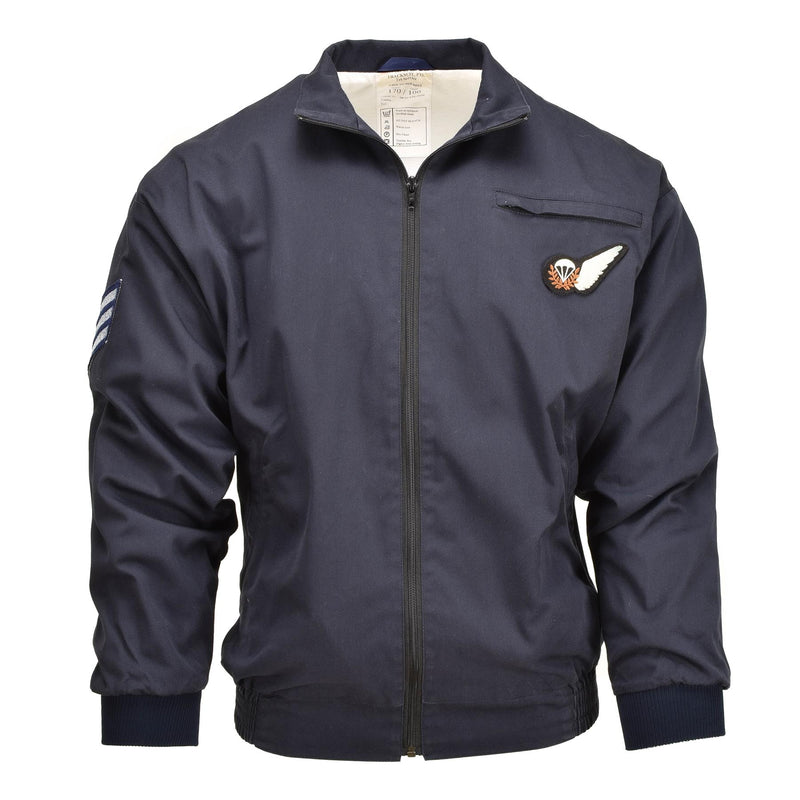 Äkta British Army Royal Air Forces RAF Tracksuit Jacket Blue Military Bomber