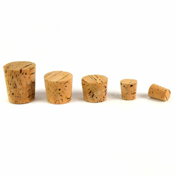 Vintage German Cork Plugs avsmalnande runda flaskkantinskorkar Plugs Bushcraft