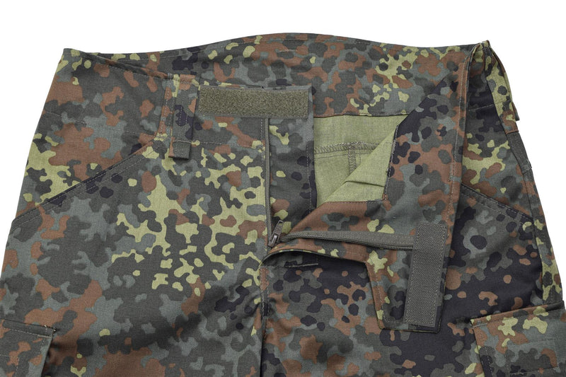 Leo Kohler Military Tactical Pants Explore Flecktarn Camo Högre midjebyxor