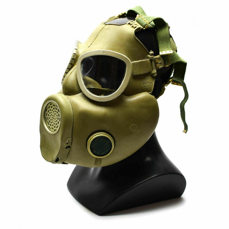 Polsk militär gasmask MP-4 äkta respiratorisk kemisk grå oliv od ny