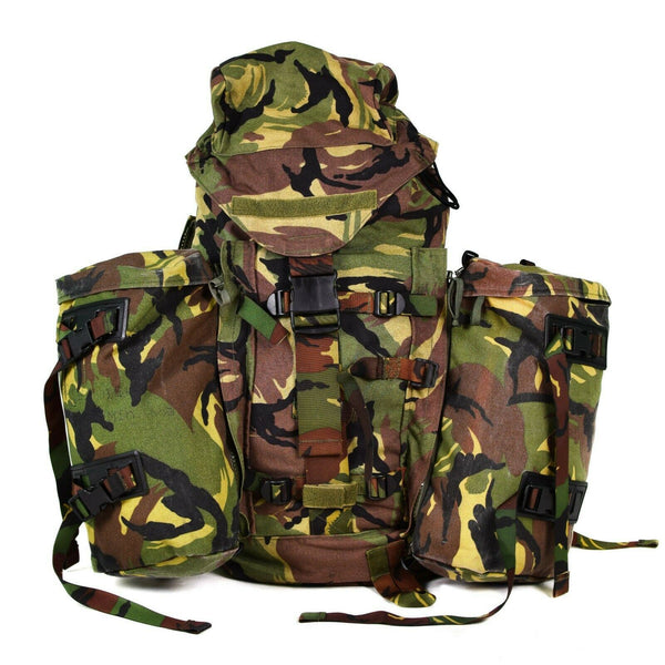 Äkta holländska armé DPM Woodland Combat Rucksack ryggsäck 40L Tactical Daypack