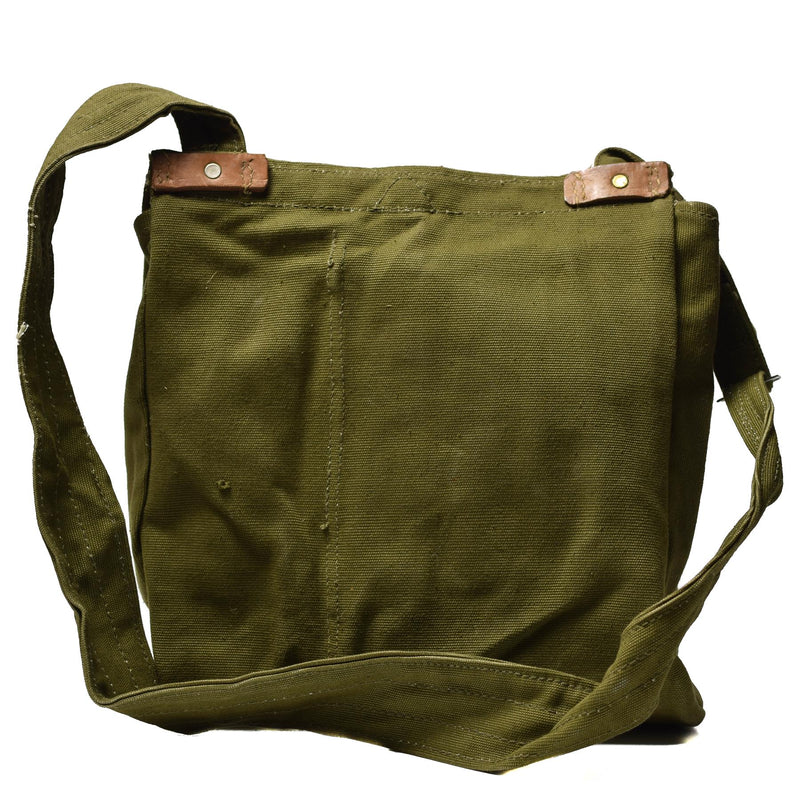 Original rumänsk armé som bär väska militäröverskott grönt axelband