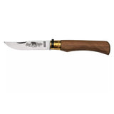 Antonini Old Bear Fickkniv 10cm Carbon C67 Blade Valnöt Wood Handtag