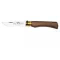 Antonini Old Bear Fickkniv 10cm Rostfritt stål Blad Valnötsträ Handtag