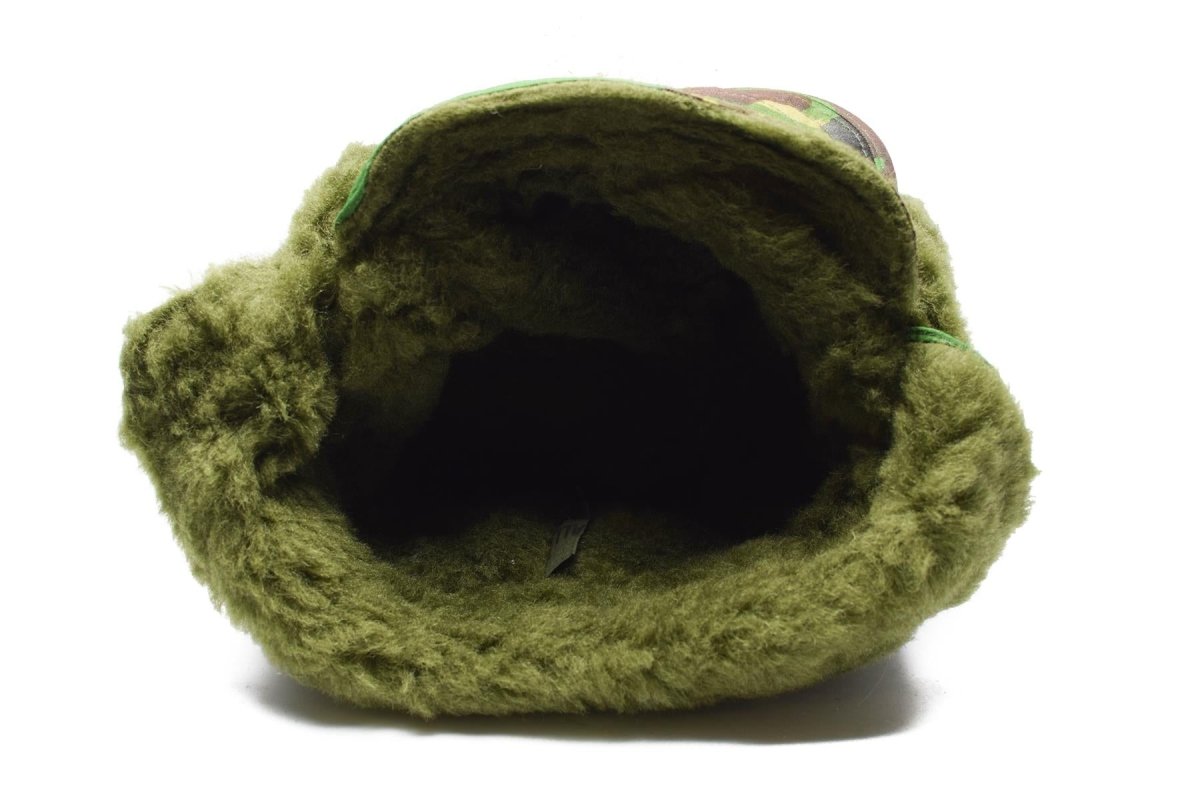 Autentisk brittisk armé Forces Winter Hat Folding Ears DPM Woodland Camouflage