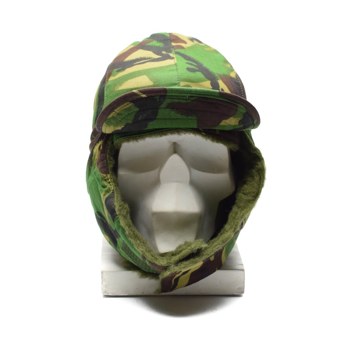 Autentisk brittisk armé Forces Winter Hat Folding Ears DPM Woodland Camouflage