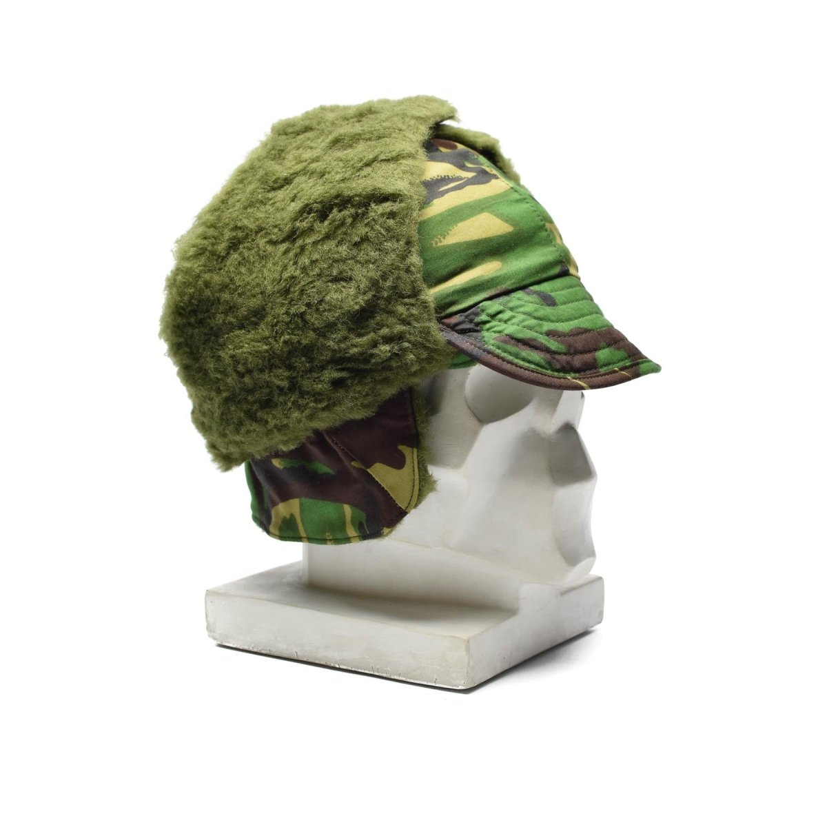 Autentisk brittisk armé Forces Winter Hat Folding Ears DPM Woodland Camouflage