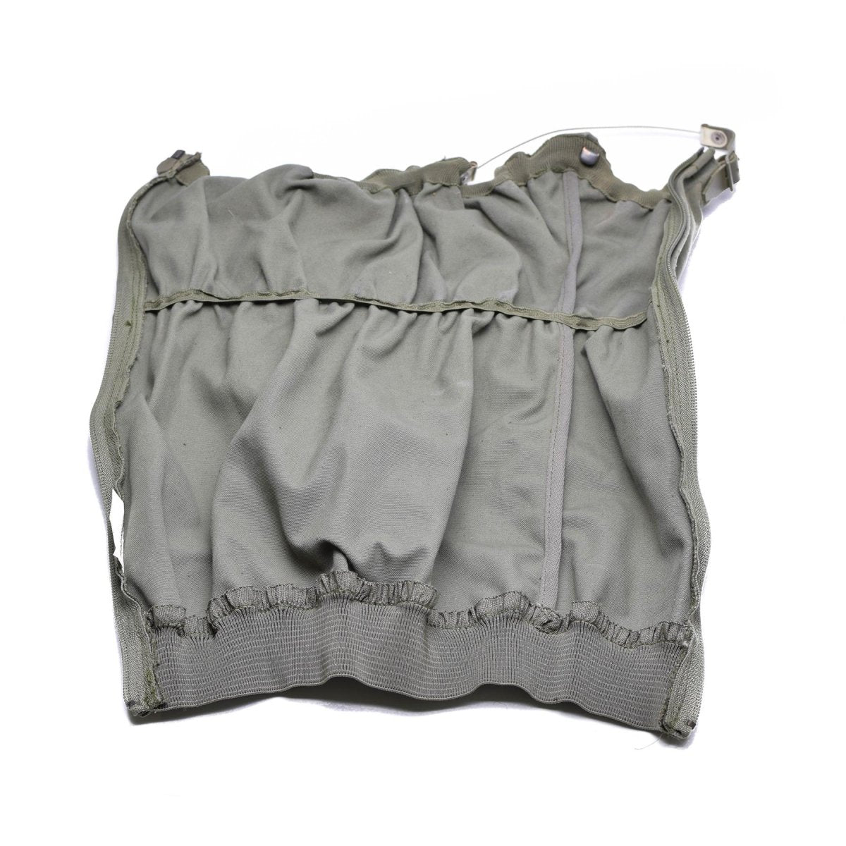 Autentiska franska militära trupper Combat Gaiters od oliv militäröverskott