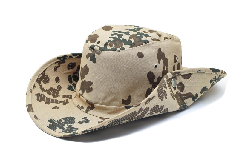MFH Brand Military Style Panama Hat Tropical Flecktarn Bucket Summer Cap Ny