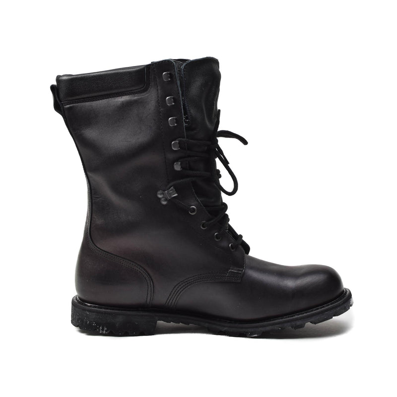 Original franska militära stövlar Vattentät äkta läder Mid Calf Army Footwear