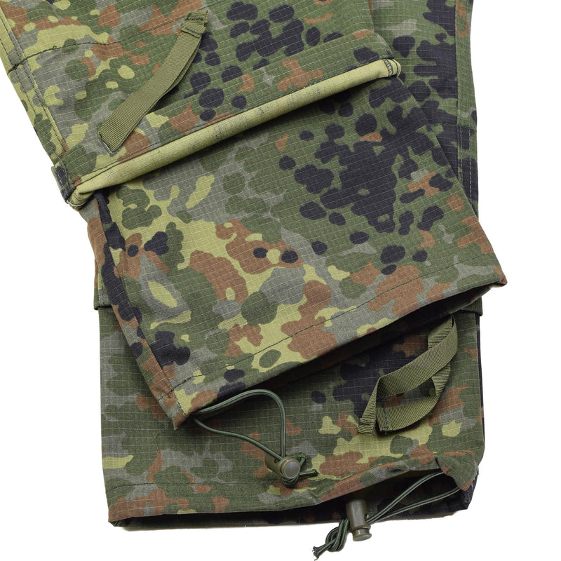 Tacgear Brand German Army Style Field Cargo Combat Pants Flecktran Camo Ripstop