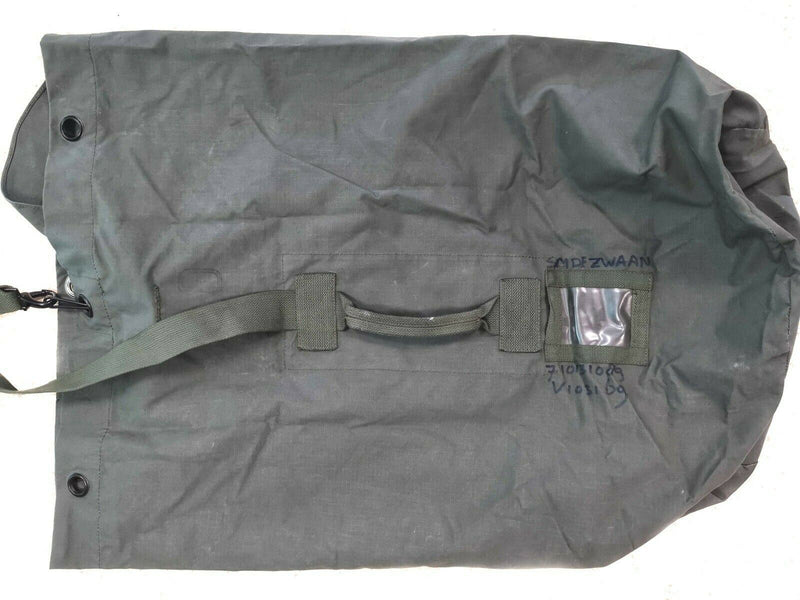 Original Dutch Military Duffel Bag 100 Liters Ripstop Sack Canvas Kit Olive