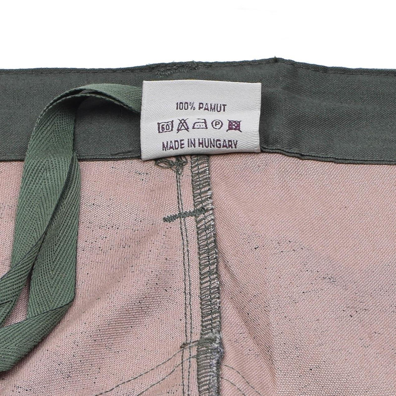 Äkta ungerska militärfält trupper byxor M1990 Woodland Camo förstärkt ny